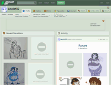 Tablet Screenshot of lewizx50.deviantart.com