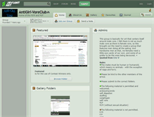 Tablet Screenshot of antigirl-voreclub.deviantart.com