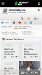 Mobile Screenshot of doomsdaylee.deviantart.com