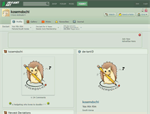 Tablet Screenshot of kosemdochi.deviantart.com