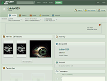 Tablet Screenshot of dubie4529.deviantart.com