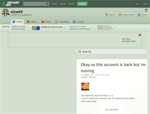 Tablet Screenshot of elyse65.deviantart.com