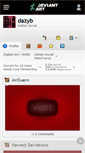 Mobile Screenshot of dazyb.deviantart.com