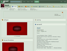 Tablet Screenshot of dazyb.deviantart.com