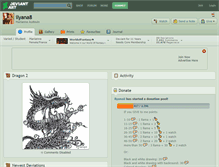 Tablet Screenshot of ilyana8.deviantart.com