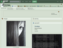 Tablet Screenshot of demigog.deviantart.com