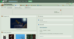 Desktop Screenshot of hurricaneclaw.deviantart.com