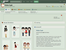 Tablet Screenshot of kioko-caah.deviantart.com