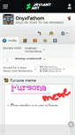 Mobile Screenshot of onyxfathom.deviantart.com