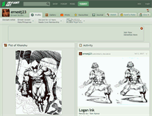 Tablet Screenshot of ernestj23.deviantart.com