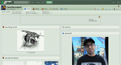 Desktop Screenshot of careydavenport.deviantart.com