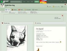 Tablet Screenshot of heidi-the-ring.deviantart.com