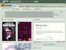 Tablet Screenshot of nezgraph.deviantart.com