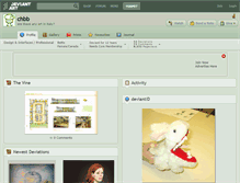 Tablet Screenshot of chbb.deviantart.com