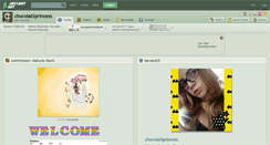 Desktop Screenshot of chocolatxprincess.deviantart.com