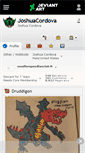 Mobile Screenshot of joshuacordova.deviantart.com