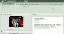 Desktop Screenshot of leftmyheartinsealand.deviantart.com