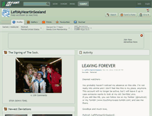 Tablet Screenshot of leftmyheartinsealand.deviantart.com