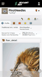 Mobile Screenshot of pinsxneedles.deviantart.com