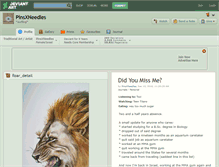 Tablet Screenshot of pinsxneedles.deviantart.com