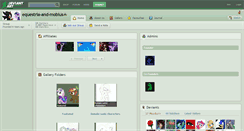 Desktop Screenshot of equestria-and-mobius.deviantart.com