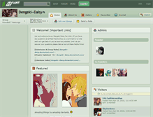 Tablet Screenshot of dengeki--daisy.deviantart.com