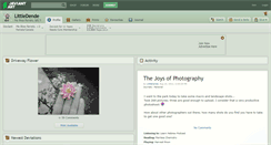 Desktop Screenshot of littledende.deviantart.com