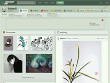 Tablet Screenshot of liralenli.deviantart.com