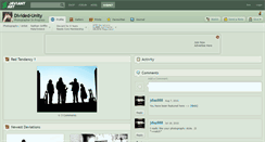 Desktop Screenshot of divided-unity.deviantart.com