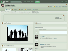 Tablet Screenshot of divided-unity.deviantart.com