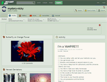 Tablet Screenshot of mystery-nicky.deviantart.com