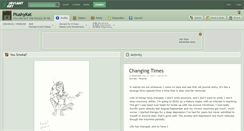 Desktop Screenshot of plushykat.deviantart.com