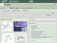 Tablet Screenshot of kk-evilone.deviantart.com