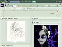 Tablet Screenshot of dj-emiko.deviantart.com