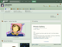 Tablet Screenshot of mahoisiidro.deviantart.com