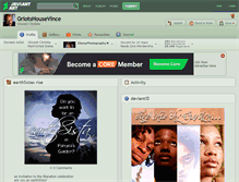 Tablet Screenshot of griotshousevince.deviantart.com