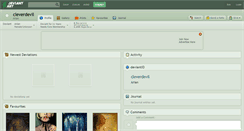 Desktop Screenshot of cleverdevil.deviantart.com