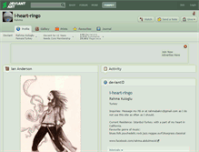 Tablet Screenshot of i-heart-ringo.deviantart.com