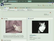 Tablet Screenshot of philosophie-c.deviantart.com