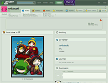 Tablet Screenshot of m4kimaki.deviantart.com