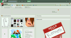 Desktop Screenshot of nnbtk.deviantart.com