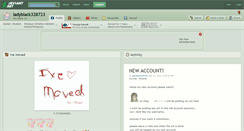 Desktop Screenshot of ladyblack328723.deviantart.com