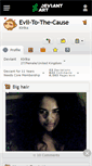 Mobile Screenshot of evil-to-the-cause.deviantart.com