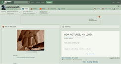 Desktop Screenshot of commonmoth.deviantart.com