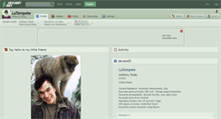 Desktop Screenshot of latempete.deviantart.com