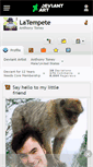 Mobile Screenshot of latempete.deviantart.com
