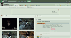 Desktop Screenshot of decanith.deviantart.com