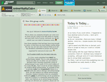 Tablet Screenshot of animevitalityclub.deviantart.com