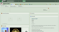 Desktop Screenshot of daemon-sadi-7.deviantart.com