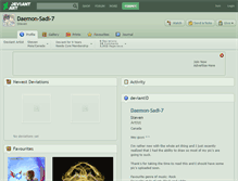 Tablet Screenshot of daemon-sadi-7.deviantart.com